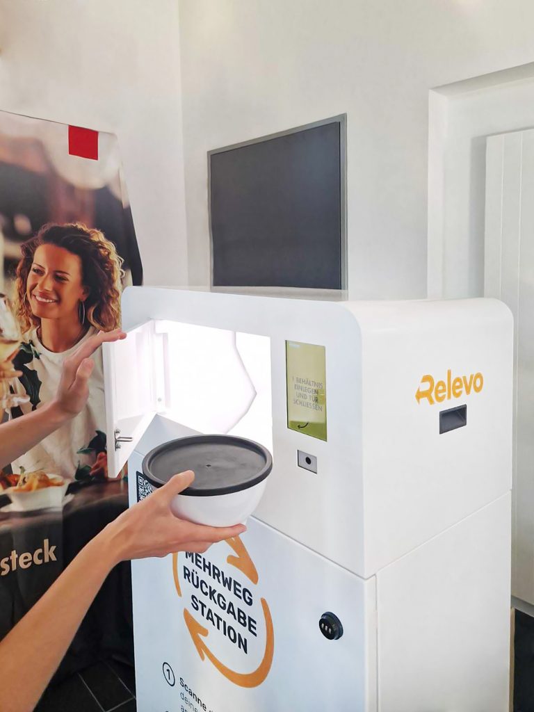 Relevo Rückgabeautomat im Einsatz
